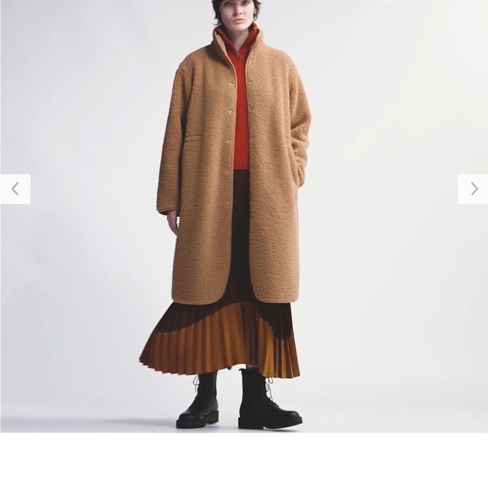 Uniqlo C Clare Waight Keller Fleece Coat